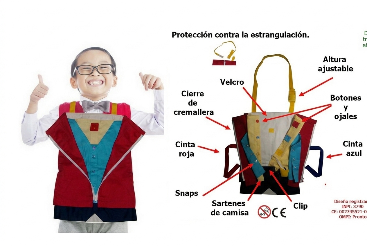 Aprende a vestirte y desvestirte con confianza. Para niños.