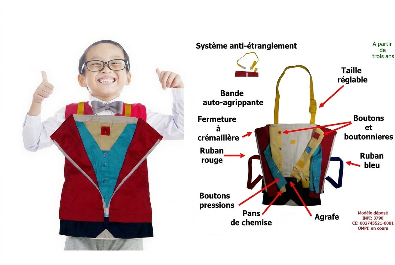 Apprendre à s'habiller et se déshabiller sans stresser. Pour les garçons.