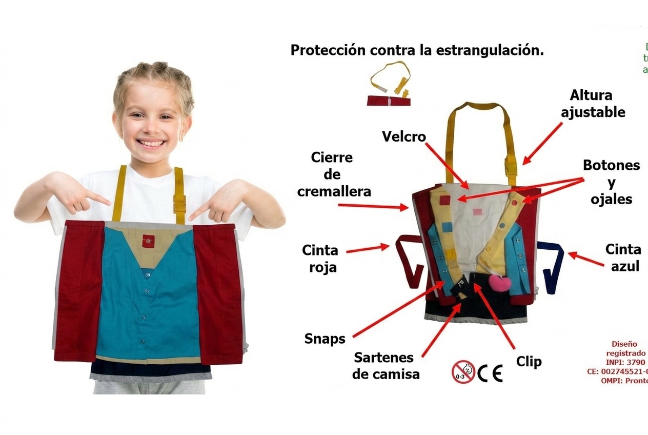 Aprende a vestirte y desvestirte con confianza. Para niñas.